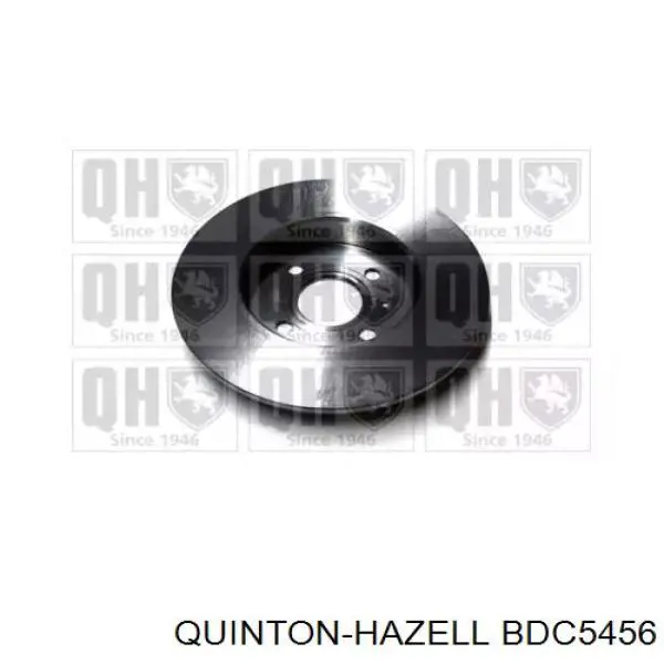 BDC5456 QUINTON HAZELL диск гальмівний задній