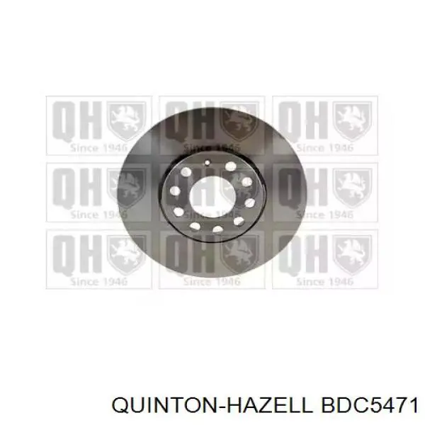 Гальмівні диски передні BDC5471 QUINTON HAZELL