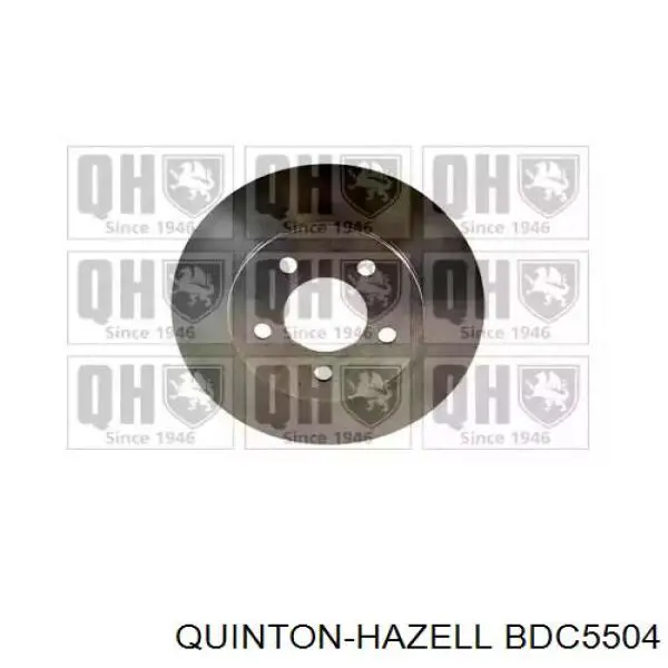 BDC5504 QUINTON HAZELL диск гальмівний передній