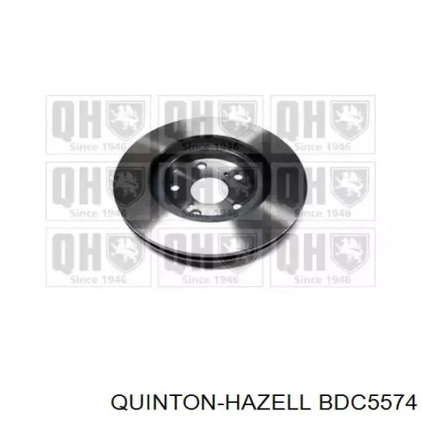 BDC5574 QUINTON HAZELL диск гальмівний передній