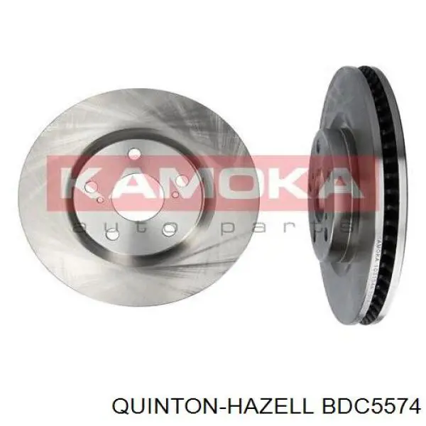 Диск переднього гальма QUINTON HAZELL BDC5574 ціна, від 45.10 USD