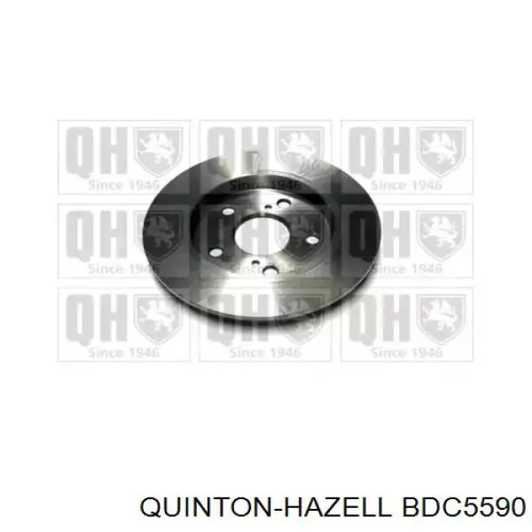 Диск гальмівний задній BDC5590 QUINTON HAZELL