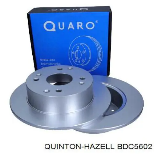 Диск гальмівний задній QUINTON HAZELL BDC5602
