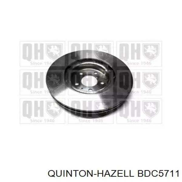 BDC5711 QUINTON HAZELL диск гальмівний передній