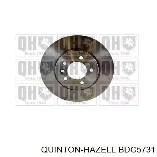 Диск гальмівний передній BDC5731 QUINTON HAZELL