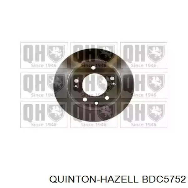 BDC5752 QUINTON HAZELL диск гальмівний задній