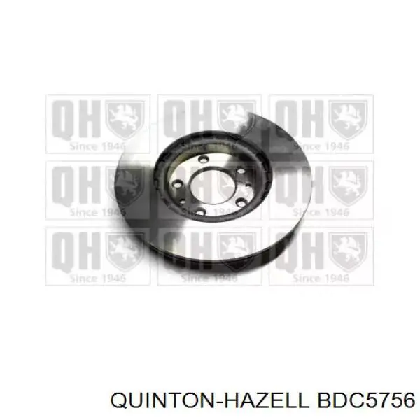 BDC5756 QUINTON HAZELL Гальмо дискове переднє