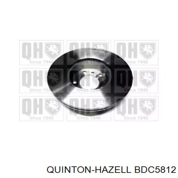 Диск гальмівний передній BDC5812 QUINTON HAZELL