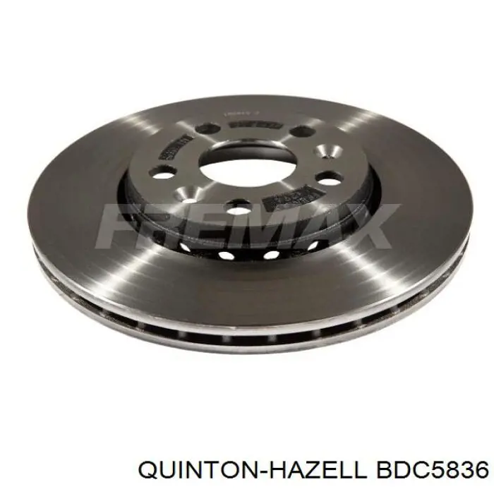 Гальмівні диски передні BDC5836 QUINTON HAZELL