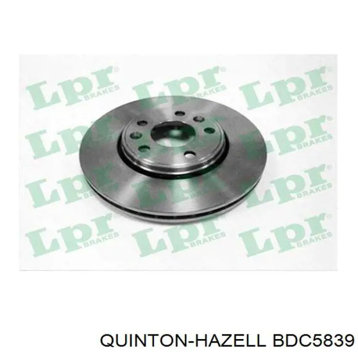 Диск переднього гальма QUINTON HAZELL BDC5839 ціна, від 47.94 USD