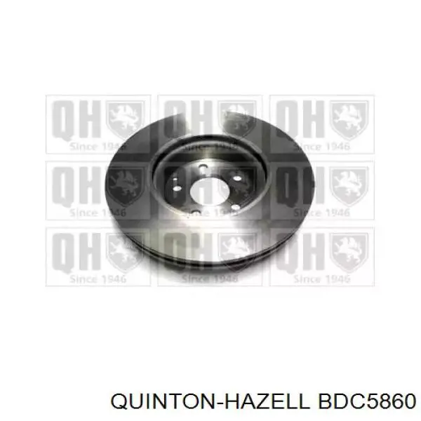 Гальмівні диски передні BDC5860 QUINTON HAZELL
