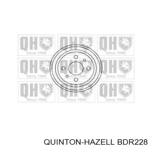 BDR228 QUINTON HAZELL барабан гальмівний задній