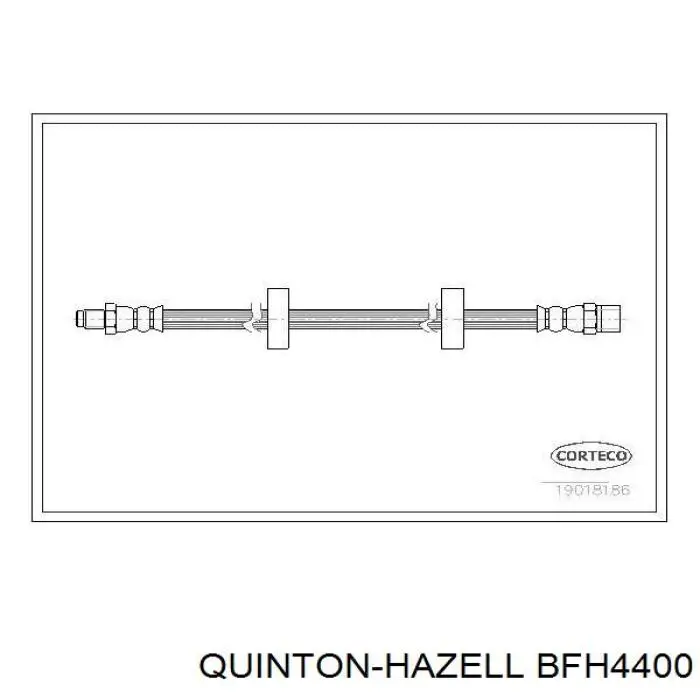 BFH4400 QUINTON HAZELL шланг гальмівний передній