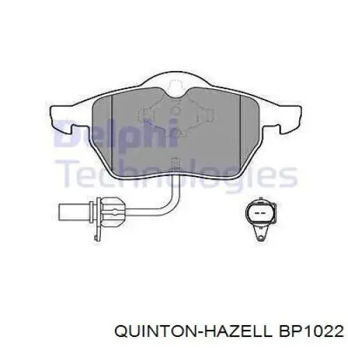 Тормозні колодки QUINTON HAZELL BP1022