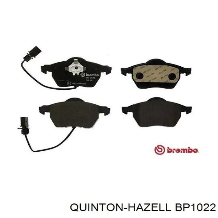 Гальмівні колодки QUINTON HAZELL BP1022 ціна, від 27.88 USD