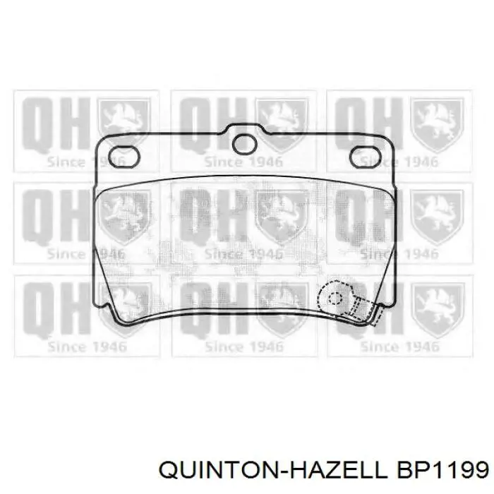 Купити BP1199 QUINTON HAZELL 