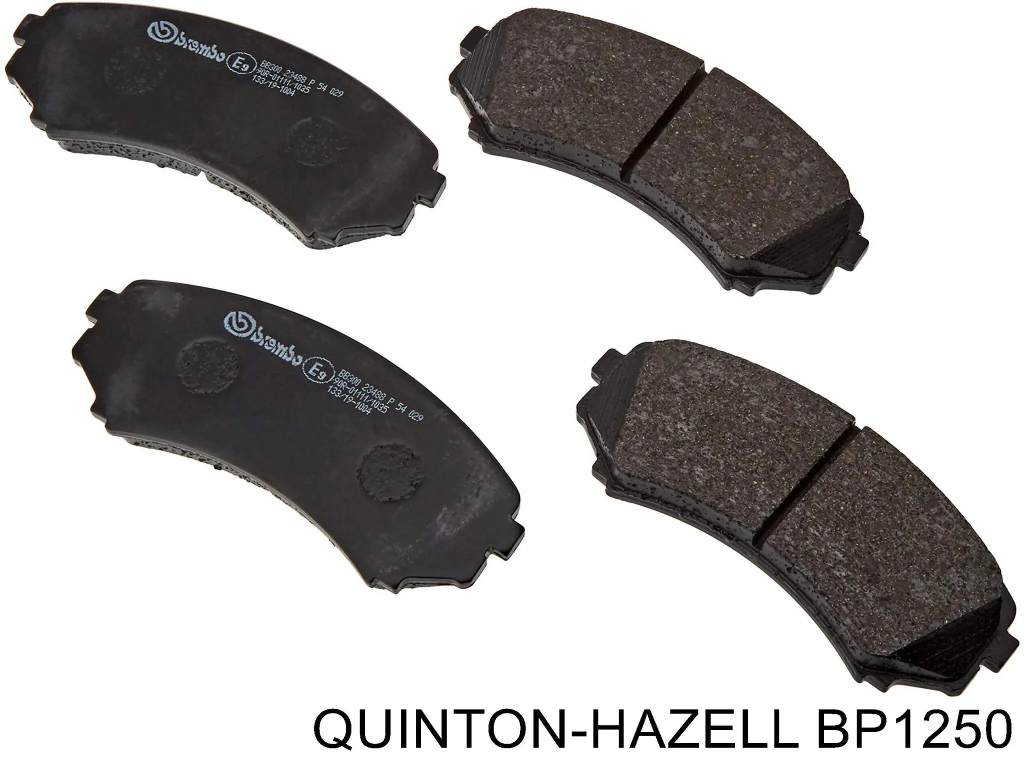 BP1250 QUINTON HAZELL колодки гальмівні передні, дискові