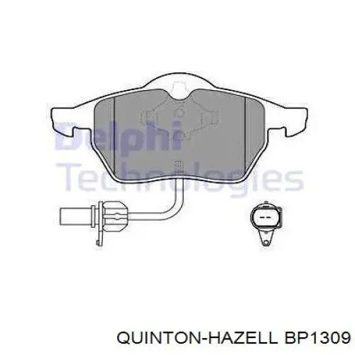 BP1309 QUINTON HAZELL Передні гальмівні колодки