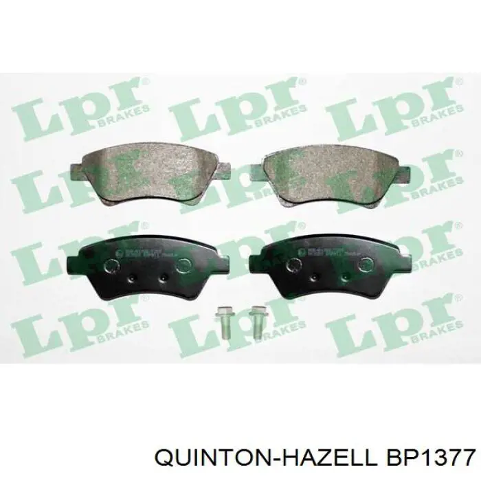 BP1377 QUINTON HAZELL Передні гальмівні колодки