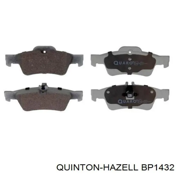 Задні гальмівні колодки BP1432 QUINTON HAZELL