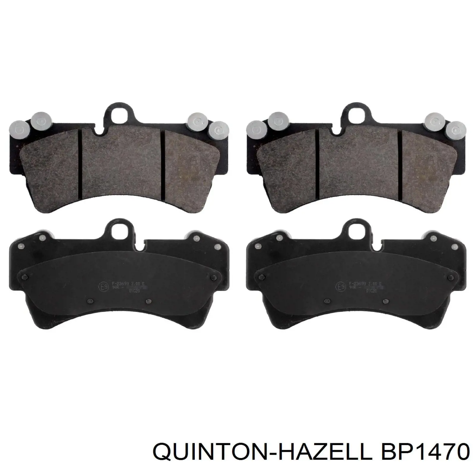 Передні тормозні колодки BP1470 QUINTON HAZELL