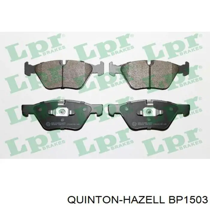 Купити BP1503 QUINTON HAZELL Колодки гальмівні передні, дискові