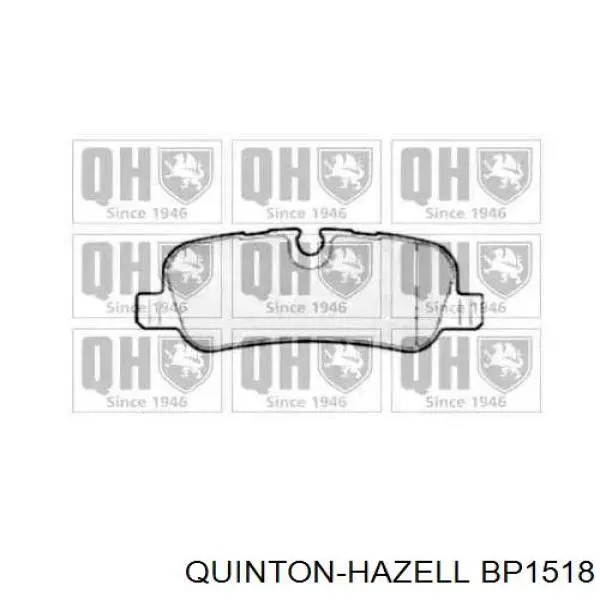 Задні гальмівні колодки LR055455 Britpart