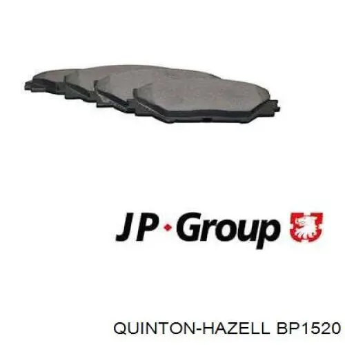 BP1520 QUINTON HAZELL Передні гальмівні колодки