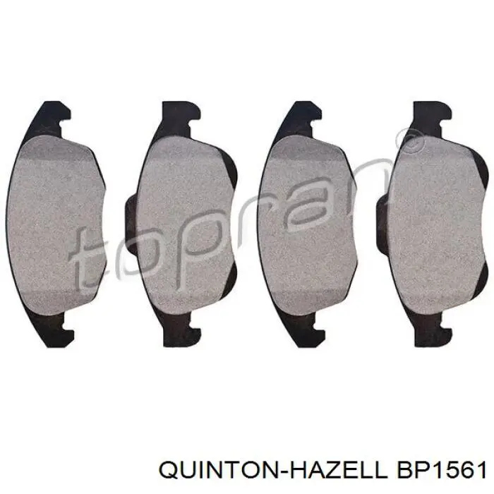 Передні тормозні колодки BP1561 QUINTON HAZELL