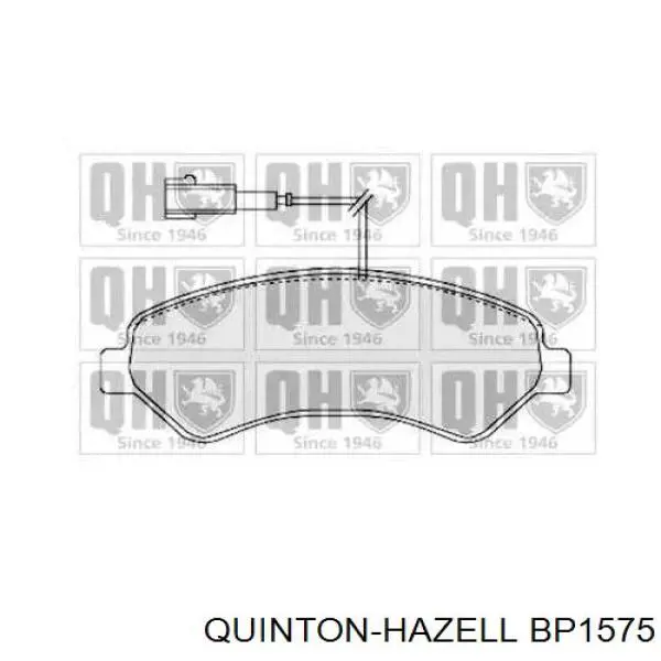 Купити BP1575 QUINTON HAZELL Колодки гальмівні передні, дискові