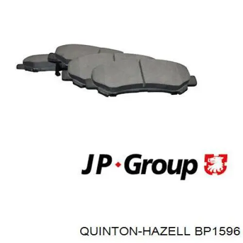 Купити BP1596 QUINTON HAZELL Колодки гальмівні передні, дискові