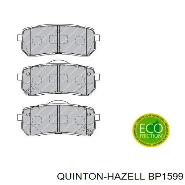 Купити BP1599 QUINTON HAZELL Задні колодки