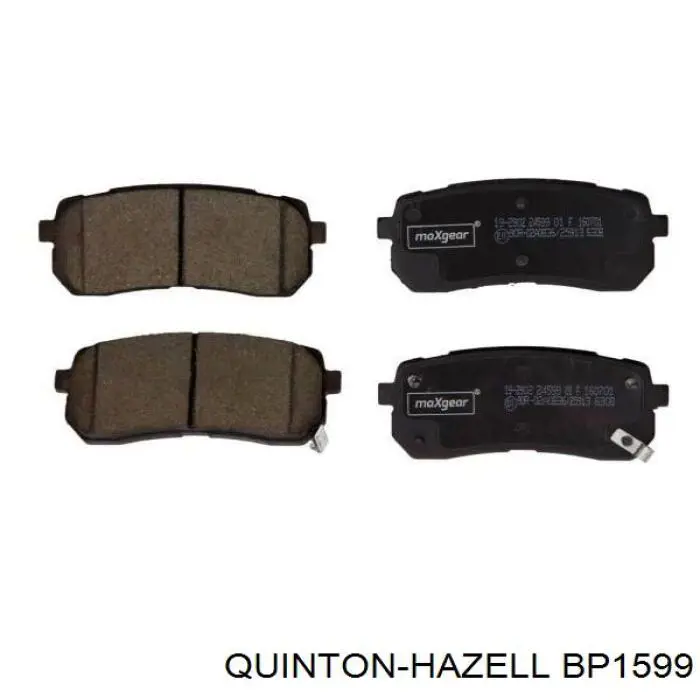 Задні гальмівні колодки QUINTON HAZELL BP1599 ціна, від 19.00 USD