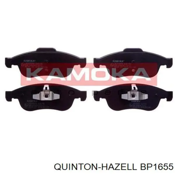 Передні тормозні колодки BP1655 QUINTON HAZELL
