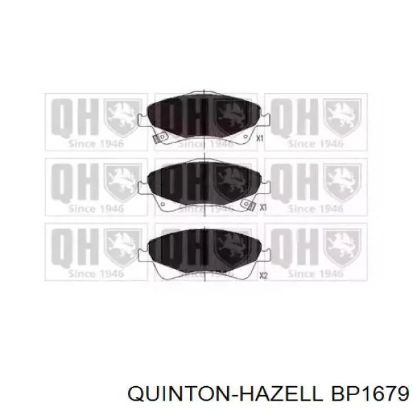 Купити BP1679 QUINTON HAZELL Колодки гальмівні передні, дискові