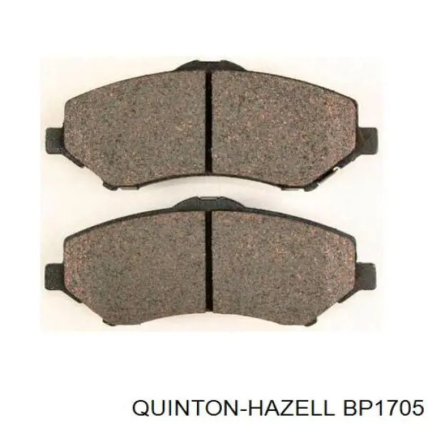 Передні тормозні колодки BP1705 QUINTON HAZELL