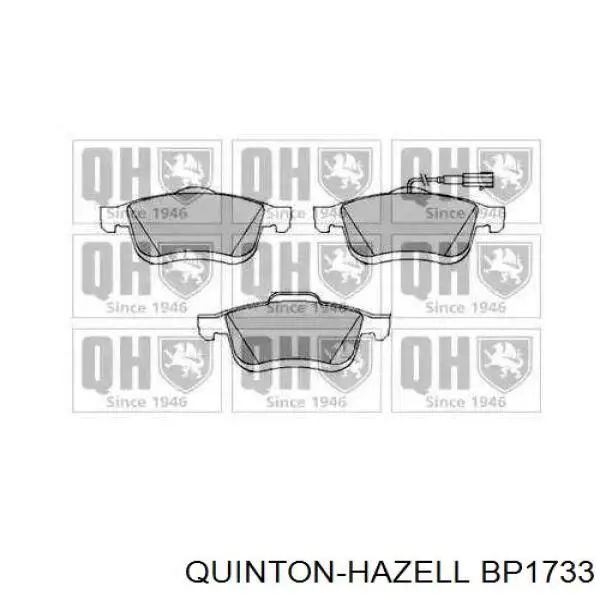 Гальмівні колодки QUINTON HAZELL BP1733 ціна, від 30.10 USD
