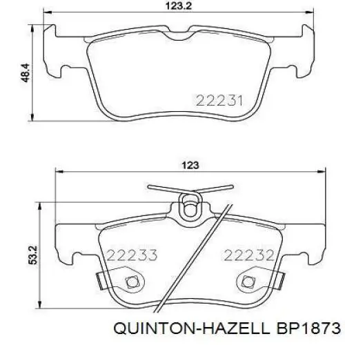 Купити DF9Z2200Z Ford Задні колодки