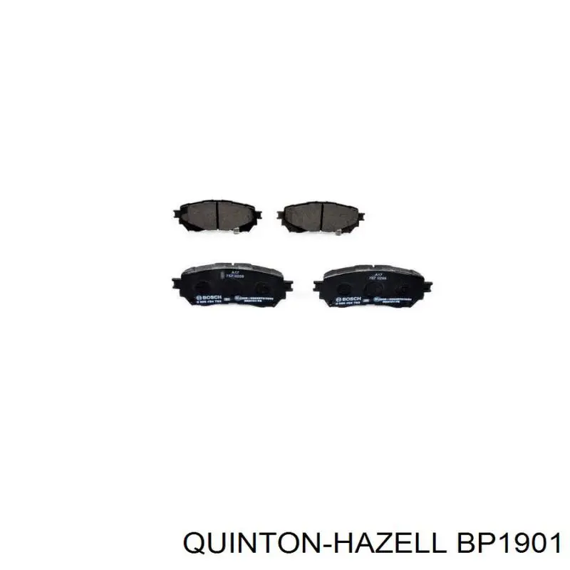 Передні тормозні колодки BP1901 QUINTON HAZELL