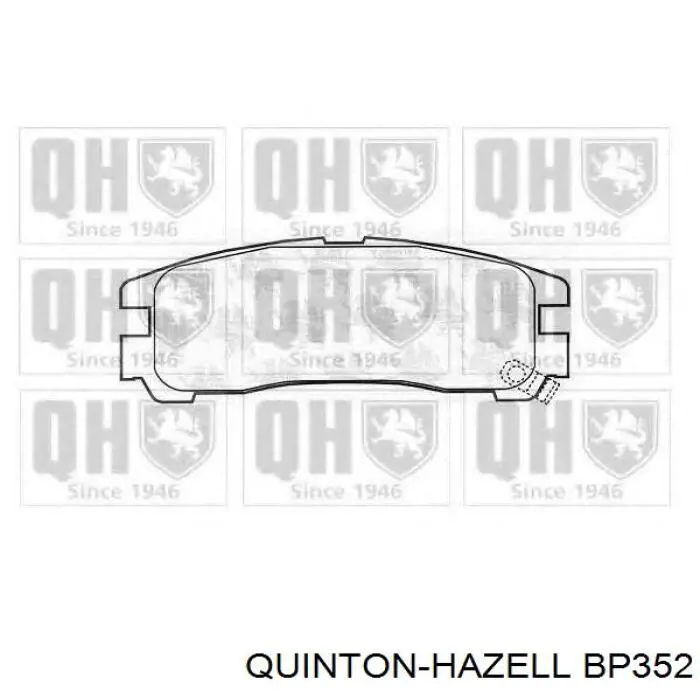 BP352 QUINTON HAZELL Передні гальмівні колодки