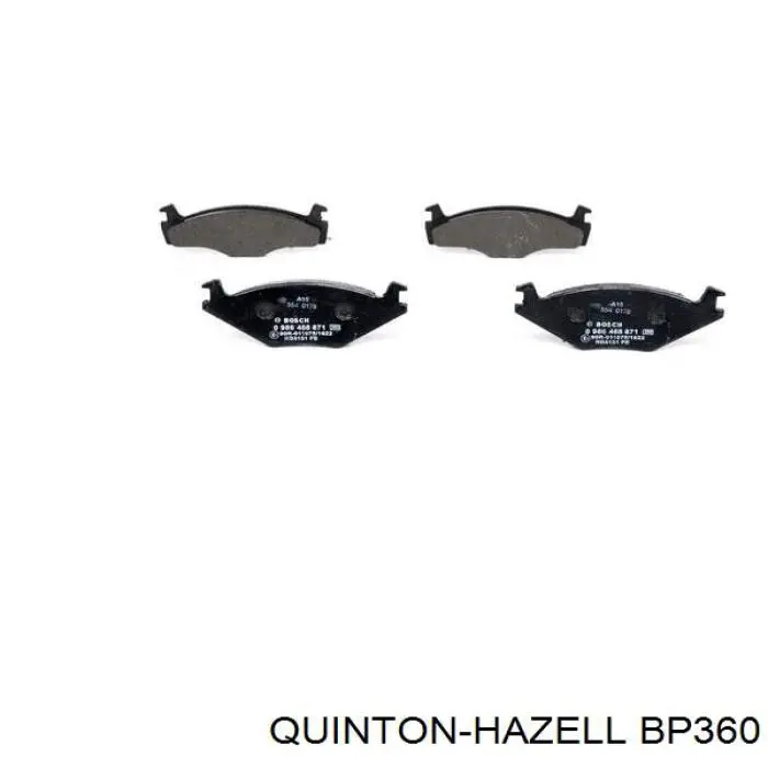 BP360 QUINTON HAZELL Передні гальмівні колодки