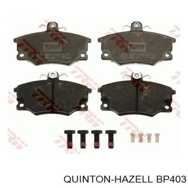 Передні тормозні колодки BP400 QUINTON HAZELL