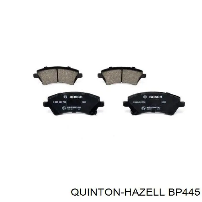 BP445 QUINTON HAZELL Передні гальмівні колодки