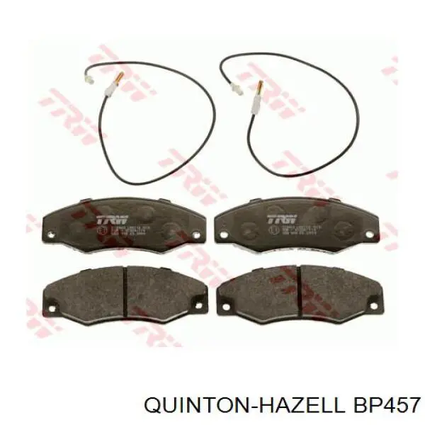 Гальмівні колодки QUINTON HAZELL BP457 ціна, від 15.80 USD