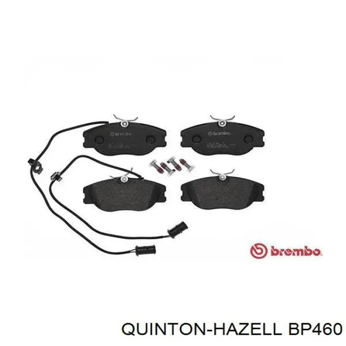 Гальмівні колодки QUINTON HAZELL BP460 ціна, від 26.60 USD