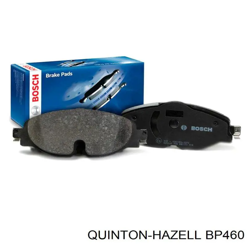 Передні тормозні колодки BP460 QUINTON HAZELL