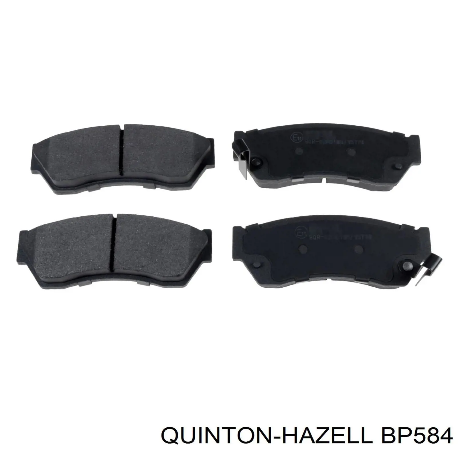 Гальмівні колодки QUINTON HAZELL BP584 ціна, від 12.56 USD