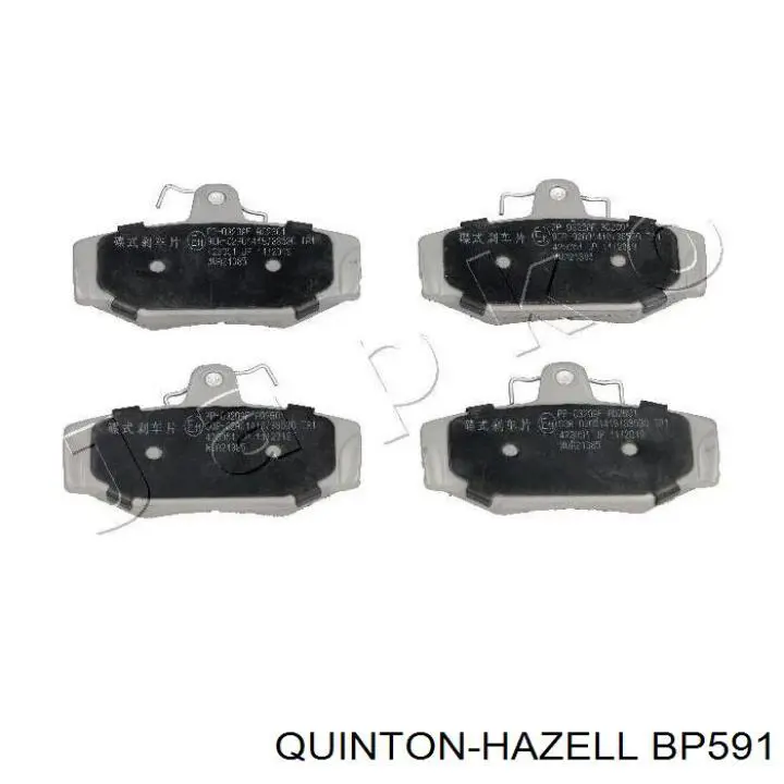 Купити BP591 QUINTON HAZELL Задні колодки