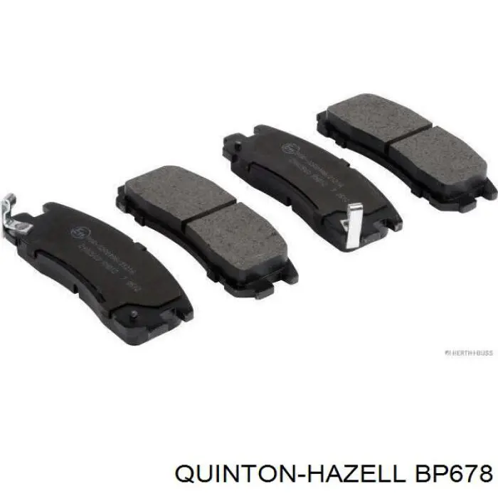 Задні гальмівні колодки QUINTON HAZELL BP678 ціна, від 15.22 USD