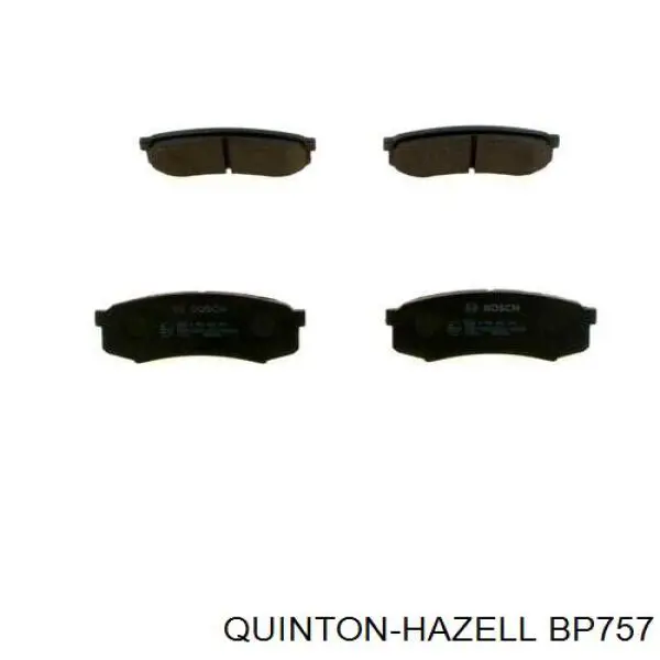 Задні гальмівні колодки QUINTON HAZELL BP757 ціна, від 20.22 USD